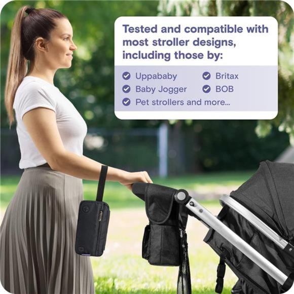 Stroller Organizer with Cup Holders - Stroller Caddy with Detachable Bag - Picture 6 of 6